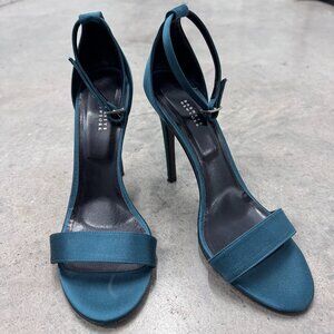 Blue Suede Barneys New York Heels